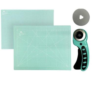 Imagem de Kit Base de Corte Placa Apoio Para Mesa A2 60x45cm Cortador de Tecido 