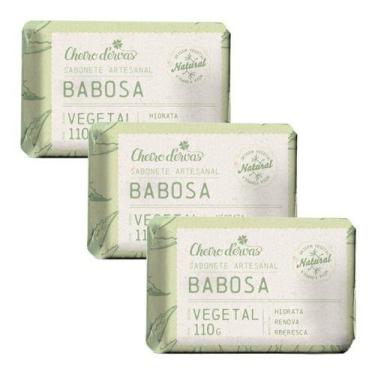 Imagem de Sabonete De Babosa 3 X 110g Artesanal - Cheiro D'ervas - CHEIRO DE ERV