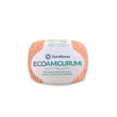 Imagem de Fio Ecoamigurumi Euroroma 254m Linha Amigurumi Várias Cores, 0700 - Sa