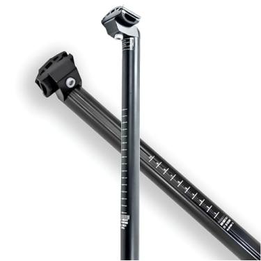 Imagem de Logan Canote de Selim com Carrinho, 27,2mm x 350mm, Alumínio 6061, Preto Fosco