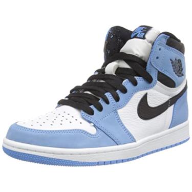 Imagem de Jordan Tênis masculino Air Jordan 1 Retro High OG "Obsidiana/University Blue", Branco/University Blue-Black, 8