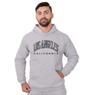 Imagem de Blusa De Moletom Masculina Básica Com Capuz Moda Casual Esportiva Mode