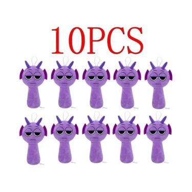 Imagem de Bonecas de Pelúcia Sprunki - 10 Peças com Design de Desenhos Animados 