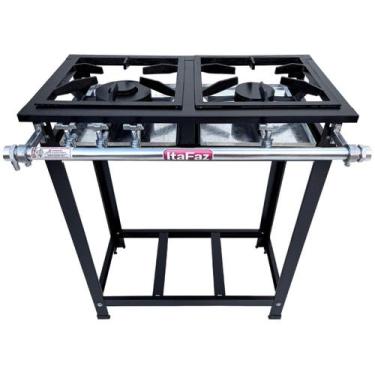 Imagem de Fogão Industrial de Piso 2 Bocas Baixa Pressão QSQD Itafaz - Itabrás