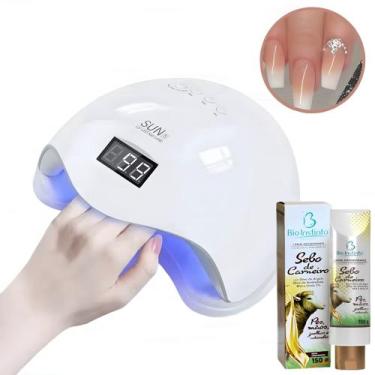 Imagem de Cabine Estufa Sun5 Profissional Secagem Unhas Gel Acrigel + Creme Hidr