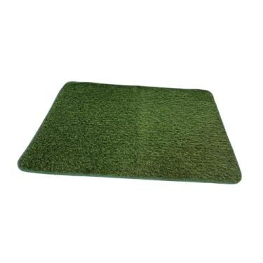 Imagem de Ｂｅｓｇａ Tapete higiênico de grama artificial para cães, grama sintética, fácil de limpar, reutilizável, tapete de substituição para penico, treinamento para, 46cm X 58cm