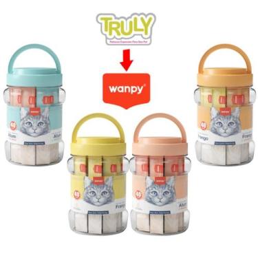 Imagem de Truly Petiscos Creamy Para Gatos Sabores Atum e Salmão 40 unidades - w