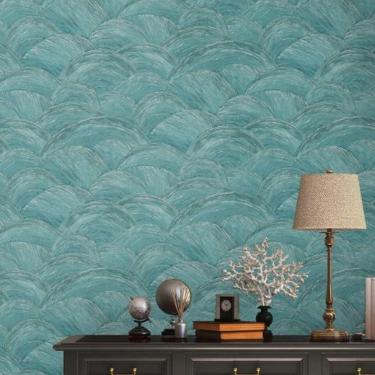 Imagem de Papel De Parede Metropolitan Stories 3 Textura Verde 391052ms