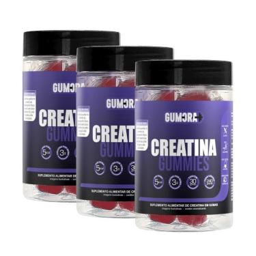 Imagem de Kit 3 Creatina Gummy Gumora 30 unidades-Unissex