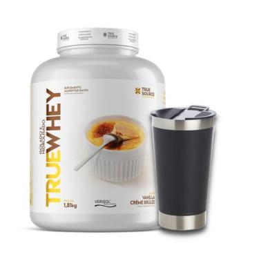 Imagem de True whey protein creme brulee 1810g - true + copo térmico - True Sour