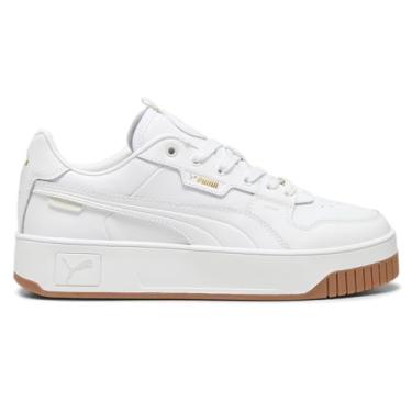 Imagem de PUMA Tênis feminino Carina Street Lux com cadarço casual - branco, Branco, 37