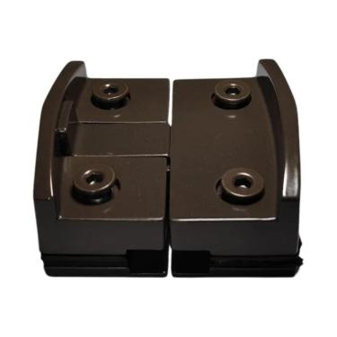 Imagem de Fechadura Janela Correr Vidro/Vidro Bate Fecha Bronze