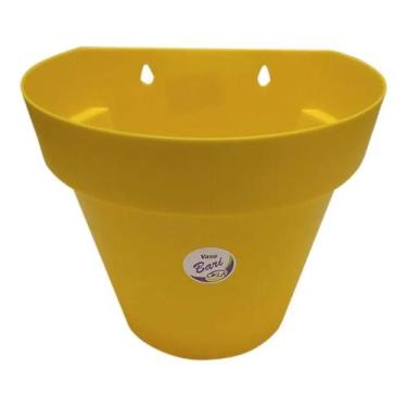 Imagem de Kit 10 Vasos para plantas arandela parede meia lua flores jardim verti