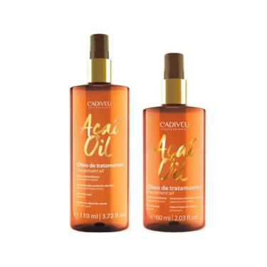 Imagem de Kit Cadiveu Açaí Oil - Óleo Tratamento 110ml + Óleo Tratamento 60ml