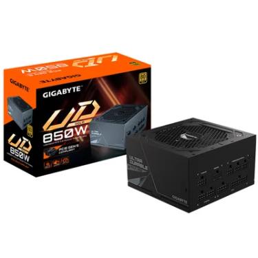 Imagem de Fonte Gigabyte Ud850gm, 850w, 80 Plus Gold, Full Modular, Pg5, Pcie Gen 5, Preta
