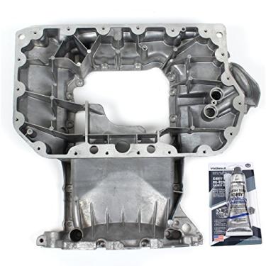 Imagem de CNS Cárter de óleo superior do motor compatível com 98-05 AUDI/VOLKSWAGEN 2.8L (2771cc) DOHC V6