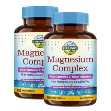 Imagem de Suplemento Terranics Magnesium Complex 500 mg 240 cápsulas veganas