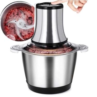 Imagem de Processador Alimentos Eletrico Triturador Moedor Carne Verduras Legumes Comida Cozinha Tempero Coçao Pratos Restaurante
