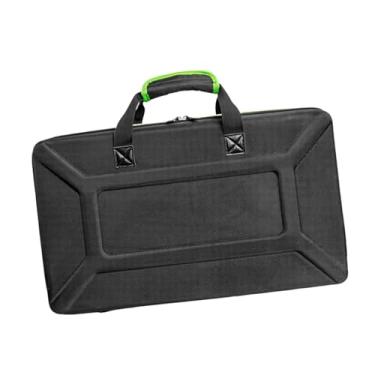 Imagem de Generic Estojo para equipamento de DJ Bolsa para equipamento de som Esponja leve para armazenamento Bolsa acolchoada para controlador de DJ, Verde