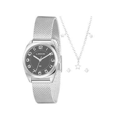 Imagem de Relógio + Colar E Brincos Orient Kit Feminino Prata