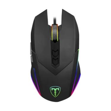 Imagem de Mouse Gamer T-Dagger Lieutenant, RGB, 8000 DPI, Ambidestro, 7 Botões, Preto - T-TGM301