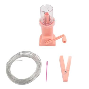 Imagem de Knitter de Carretel de Mão, Máquina tricô Manual Rápida Bricolage, Mini -tricô Ferramenta Fácil para Suéteres, Luvas Pulseira Com Muito Adequado para Roupas, Decoração Chapéu e Assim por Diante,