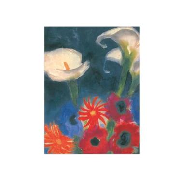 Imagem de Flores Pintura em tela Famosa Pintura Reprodução-Quadros para sala de estar-Flores 5-Pôster e impressões 60x80cm Sem Moldura