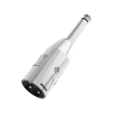 Imagem de Kokiya Adaptador XLR Conversor de Microfone Profissional Plug and Play XLR para Adaptador Macho de 6,5 mm para Transmissões Ao Vivo e Canto, Macho