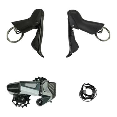 Imagem de KiBcsLic Alavanca de câmbio para bicicleta, leve, reparo, manutenção prática, peças de reposição profissionais, substituição direta, engrenagem de torção, Rim Brakes S