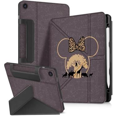 Imagem de Miss Adola Capa para Samsung Galaxy Tab A9 Plus com suporte para caneta – meninas, mulheres, meninos, desenho fofo, anime, kawaii, divertido, protetor com suporte para Galaxy Tab A9+ 11 polegadas