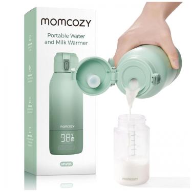 Imagem de Aquecedor de Leite Portátil Momcozy para Viagem com Modos de Aquecimento Duplo para Leite Materno e Água, Aquecedor de Mamadeira Portátil