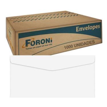 Imagem de Envelope Oficio Branco 6300 11 x 22 Cm Foroni 1000 Unidades