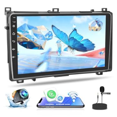 Imagem de Rádio de carro para Toyota Corolla 2017 2018 2019, Android 15 carro estéreo sem fio, tela sensível ao toque Roinvou 22.9 cm para rádio Corolla Bluetooth Android Auto WiFi GPS 2G RAM 64G ROM