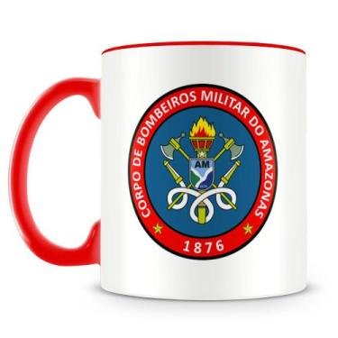 Imagem de Caneca Personalizada Corpo de Bombeiros do Amazonas - Porcelana Brilha