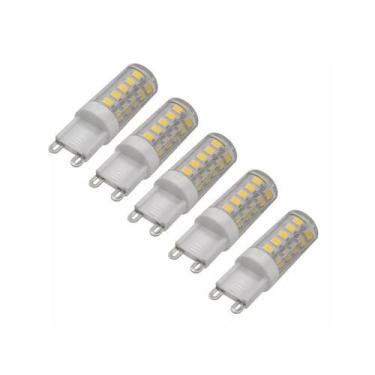 Imagem de Kit 5 Lâmpadas Halopin G9 5W Led para Lustres e Arandelas - Genérica, 