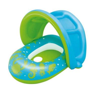 Imagem de Bote Inflável com Cobertura - Azul e Verde - MOR