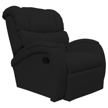 Imagem de Poltrona do Papai Reclinável Zero Wall com Gatilho Biorne F05 Corano Preto - Lyam Decor