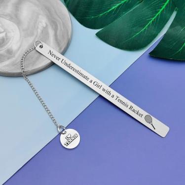 Imagem de Marcador de livro para amantes de tênis, presente inspirador para mulheres, presentes temáticos de tênis para amigas, presentes de equipe esportiva, presente para melhor amiga, Natal, aniversário