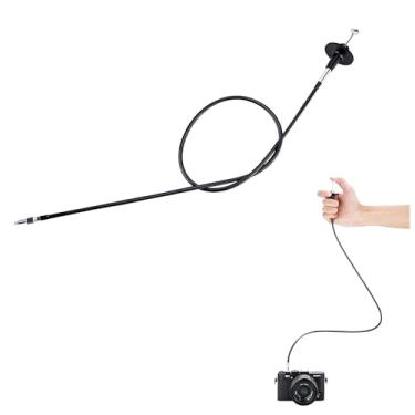 Imagem de JJC Cabo de liberação do obturador mecânico com trava de lâmpada para Fuji Fujifilm X-T5 X-T4 X-T3 X-T50 X-T30 II X-M5 X-PRO3 X100VI X100V X-T2 X-T20 X100F X-E4, Sony RX1R II RX10 IV III