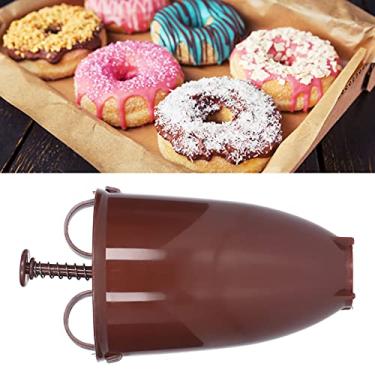 Imagem de Máquina de donut antiaderente espremida à mão, material ABS de grau alimentício, ferramenta de cozimento de cozinha com mola de aço inoxidável, reutilizável e fácil de limpar