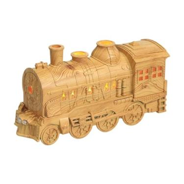 Imagem de Generic Difusor de com 2 luzes, decorativo, design retrô, difusor de óleos essenciais para ornamento de quarto de escritório, Sem Controle Remoto