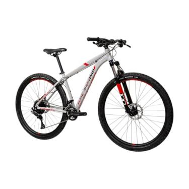 Imagem de Caloi Bicicleta Aluminum Pro, Aro 29, Tamanho 17, Câmbio Microshift 20 Velocidades, Branca