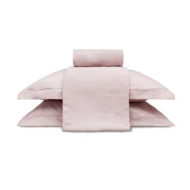 Imagem de Jogo De Cama 300 Fios Treccenti 100% Algodão Appel Rosa Secrets - Queen