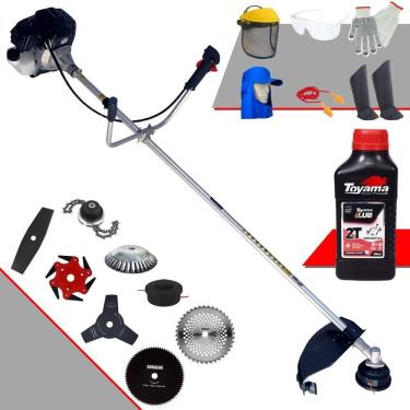 Imagem de Roçadeira Completa Rt43lb25a + 6 Facas + Epi + óleo Toyama