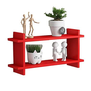 Imagem de Prateleiras de armazenamento de parede de 40 cm, prateleira de parede decorativa moderna, prateleira flutuante moderna, capacidade de carga de 8 kg, para banheiro, quarto, sala de estar, cozinha