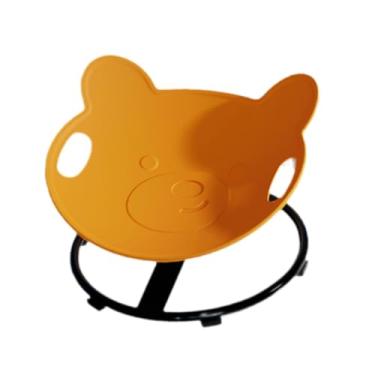 Imagem de Ｂｅｓｇａ Cadeira giratória infantil sensorial, brinquedo calmante, e com assento giratório antiderrapante, ideal para meninos e meninas. Presente de, Laranja