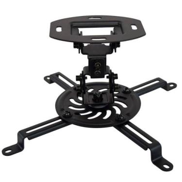 Imagem de Suporte Para Projetor De Teto Modelo Cpr150 Preto - Central Suportes