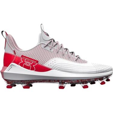 Imagem de Under Armour Harper 7 Low Elite Chuteira de beisebol masculina TPU, Vermelho-branco, 44