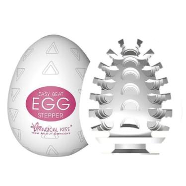 Imagem de Egg Magical Kiss – Masturbador Masculino com Texturas Internas, Silicone Macio, Discreto e Fácil de Transportar| Modelo Stepper