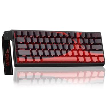 Imagem de AULA WIN60 HE MAX - Teclado mecânico para jogos com 60% com fio, interruptores magnéticos de efeito Hall, modo de acionamento rápido de acionamento ajustável, taxa de pesquisa de 8000 Hz, design